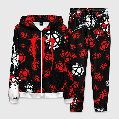 Мужской костюм Monster energy anarhy / 3D-Белый – фото 1