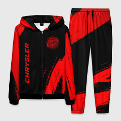 Костюм мужской Chrysler - red gradient вертикально, цвет: 3D-черный