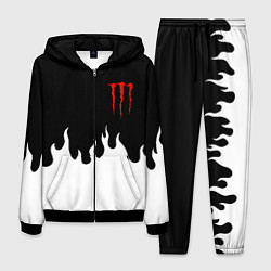 Костюм мужской Monster energy red logo, цвет: 3D-черный