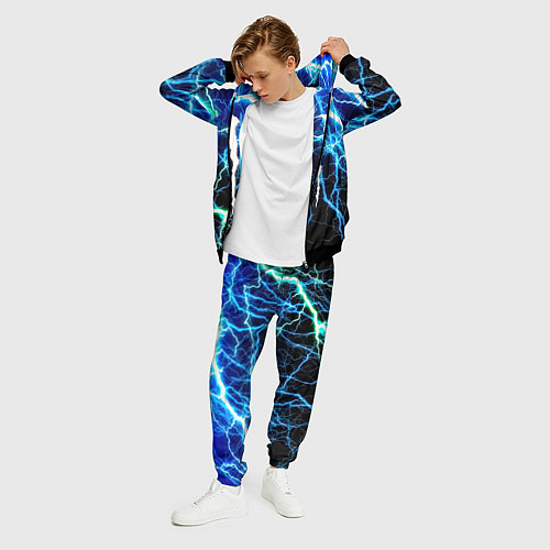 Мужской костюм Monster energy electro / 3D-Черный – фото 3