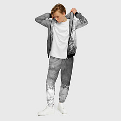 Костюм мужской Король и Шут - grey gradient по-вертикали, цвет: 3D-черный — фото 2