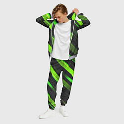 Костюм мужской Color black green, цвет: 3D-меланж — фото 2