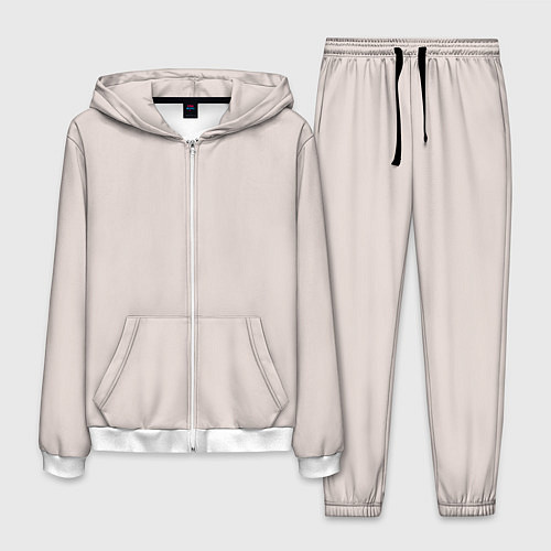 Мужской костюм Светлый оттенок цвета года 2025 Пантон / 3D-Белый – фото 1