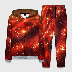 Костюм мужской Красная зернистая текстура, цвет: 3D-меланж