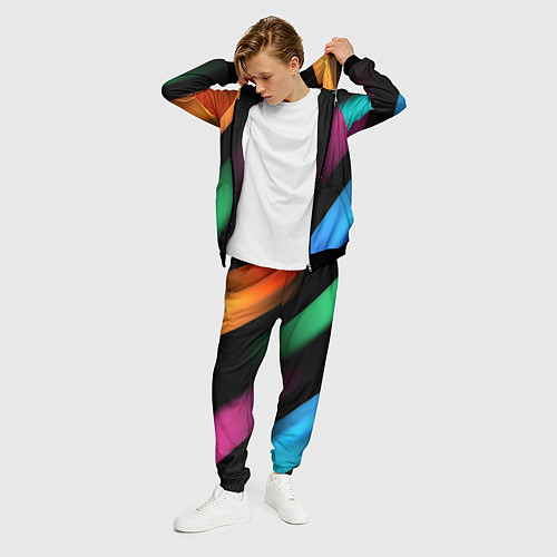 Мужской костюм Multicoloured / 3D-Черный – фото 3