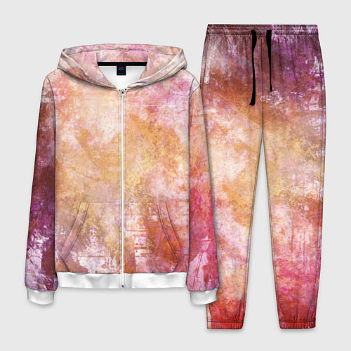 Мужской костюм Абстракция - atomic gold / 3D-Белый – фото 1