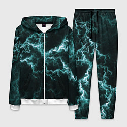 Мужской костюм Lightning light blue line