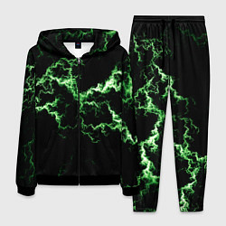 Костюм мужской Lightning green glow, цвет: 3D-черный