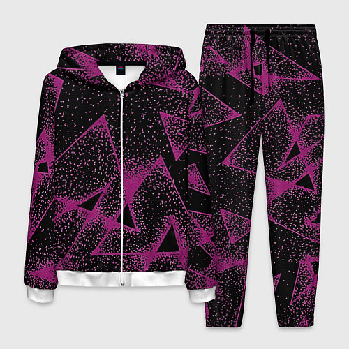Мужской костюм The triangle is pink / 3D-Белый – фото 1