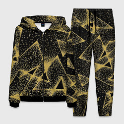 Мужской костюм Triangle yellow with dots