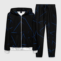 Костюм мужской Color blue line, цвет: 3D-белый