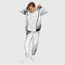 Костюм мужской Valorant - white gradient вертикально, цвет: 3D-черный — фото 2