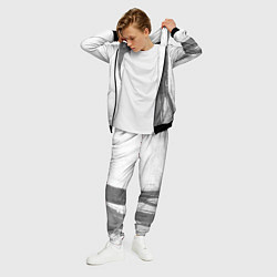 Костюм мужской System of a Down - white gradient по-вертикали, цвет: 3D-черный — фото 2