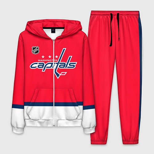 Мужской костюм Вашингтон Кэпиталз хоккей / 3D-Белый – фото 1