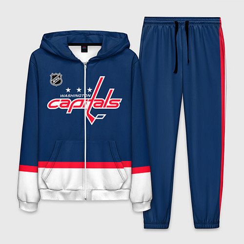 Мужской костюм Washington Capitals hockey team / 3D-Белый – фото 1