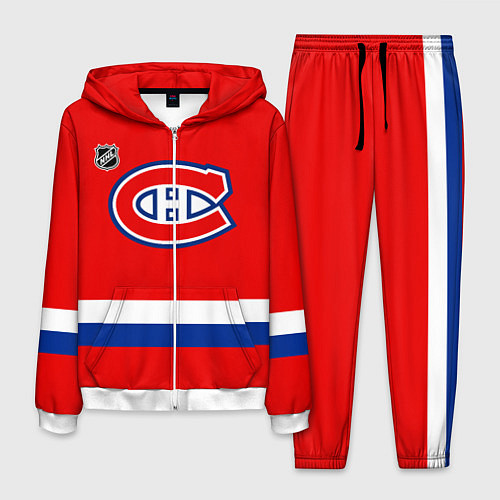 Мужской костюм Монреаль Канадиенс хоккей / 3D-Белый – фото 1