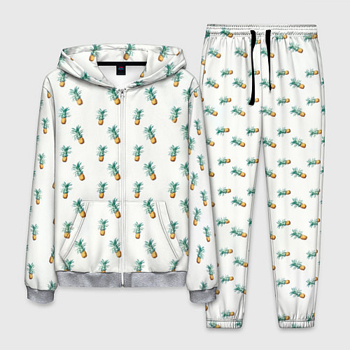 Мужской костюм Летние мотивы ананас / 3D-Меланж – фото 1