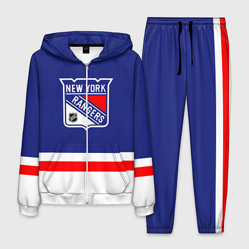 Мужской костюм Нью Йорк Рейнджерс хоккей / 3D-Белый – фото 1