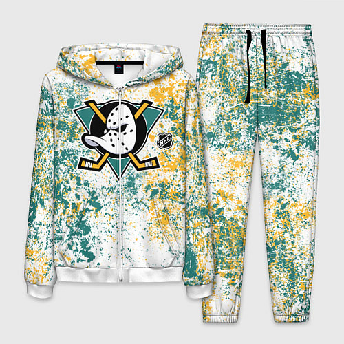 Мужской костюм Anaheim Ducks NHL white / 3D-Белый – фото 1
