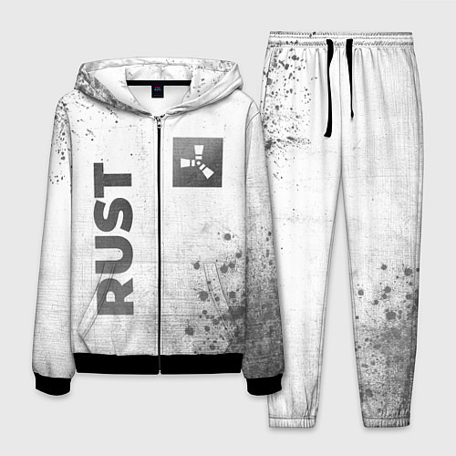 Мужской костюм Rust - white gradient вертикально / 3D-Черный – фото 1