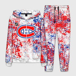 Костюм мужской Montreal Canadiens NHL white, цвет: 3D-белый