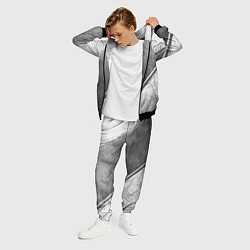 Костюм мужской Radiohead - grey gradient вертикально, цвет: 3D-черный — фото 2