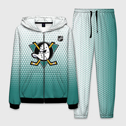 Мужской костюм Анахайм Дакс - зеленая геометрия