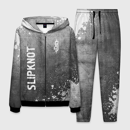Мужской костюм Slipknot - grey gradient вертикально / 3D-Черный – фото 1