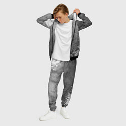 Костюм мужской Slipknot - grey gradient вертикально, цвет: 3D-черный — фото 2