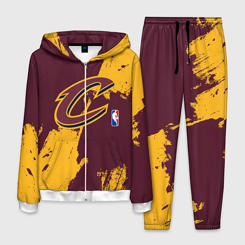 Мужской костюм Cleveland Cavaliers NBA team / 3D-Белый – фото 1