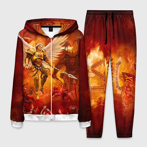 Мужской костюм Сангвиний великий ангел / 3D-Белый – фото 1