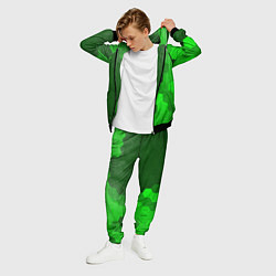Костюм мужской ARC Raiders - green gradient по-вертикали, цвет: 3D-черный — фото 2