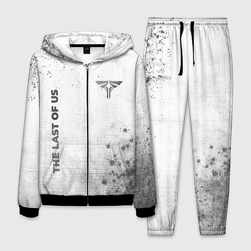 Мужской костюм The Last Of Us - white gradient вертикально / 3D-Черный – фото 1