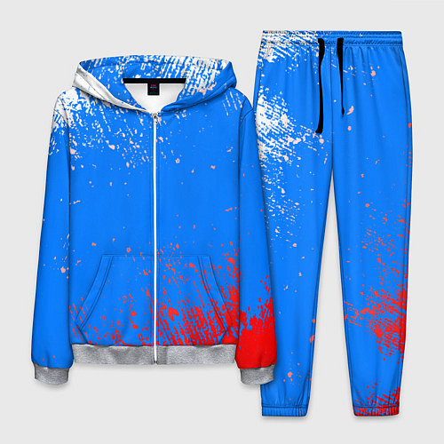 Мужской костюм Патриот - флаг / 3D-Меланж – фото 1