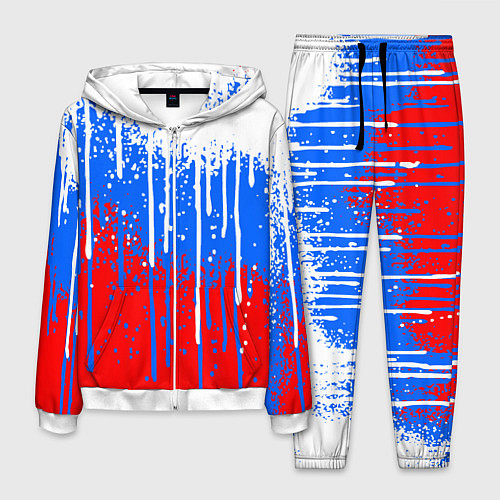Мужской костюм Патриот - флаг / 3D-Белый – фото 1