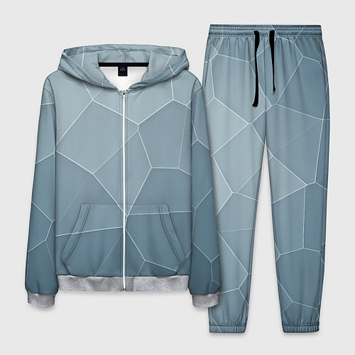 Мужской костюм Текстура из неровных плит / 3D-Меланж – фото 1