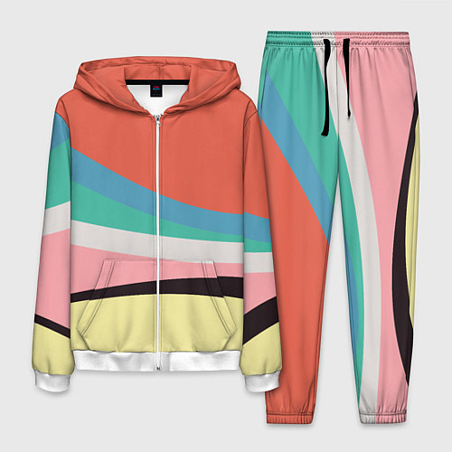 Мужской костюм Спектр июнь / 3D-Белый – фото 1