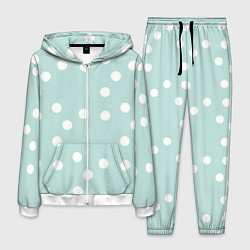 Костюм мужской Снежная морская пена, цвет: 3D-белый