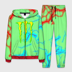 Костюм мужской Monster energy storm electrix, цвет: 3D-красный