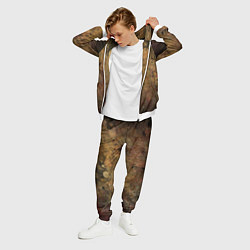 Костюм мужской Абстракция - dark pink paint spill, цвет: 3D-белый — фото 2