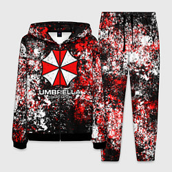 Костюм мужской Амбрелла текстура хаоса, цвет: 3D-черный