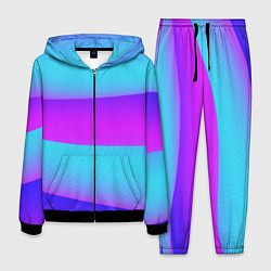 Костюм мужской Неоновый прилив, цвет: 3D-черный