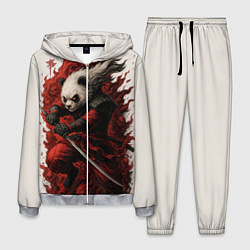 Костюм мужской Демоническая панда самурай - нейроарт, цвет: 3D-меланж