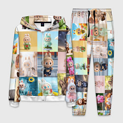 Мужской костюм Коллаж из разных лабубу