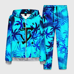 Костюм мужской Doom неоновые тропики, цвет: 3D-меланж
