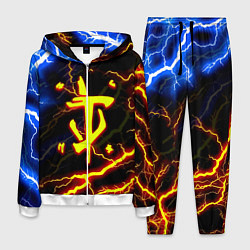 Костюм мужской Doom молнии шторм, цвет: 3D-белый