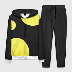 Костюм мужской Лава лампа макро баланс абстракция с монохромом, цвет: 3D-белый