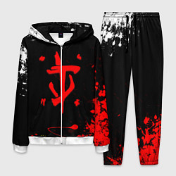 Костюм мужской Doom краски всплеск, цвет: 3D-белый