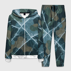 Костюм мужской Лед на камуфляже, цвет: 3D-белый
