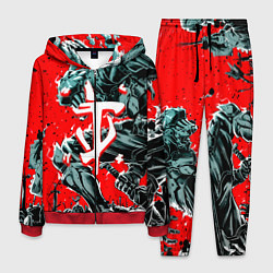 Костюм мужской Doom samurai steel, цвет: 3D-красный